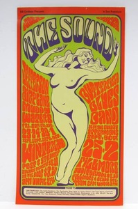 lot 44 image: Fantastic Original 1960s Rock Concert Poster Collection #14 - The Sound Jefferson Airplane Muddy Waters