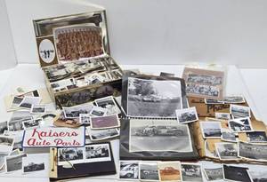 lot 90 image: Great Estate Lot of Vintage Photos - Lots of Old Auto Racing Photographs
