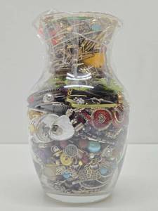 lot 190 image: Large Vase Full of Assorted Costume Jewelry #2