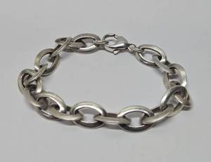 lot 207 image: Sterling Silver Link Bracelet - 7