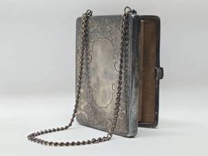 lot 212 image: Antique 1920s German Silver Ladies CompactPurse&nbsp