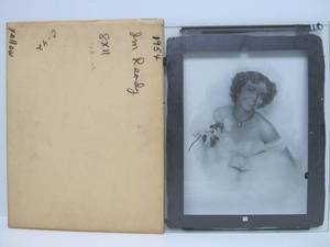 lot 162 image: Original Vintage 1950s Pre-Production Glass Panel - Zoe Mozert Pinup Girl - #2