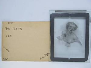 lot 168 image: Original Vintage 1950s Pre-Production Glass Panel - Zoe Mozert Pinup Girl - #8