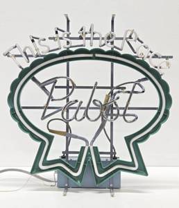 lot 272 image: Vintage PABST This is the Place Neon Beer Sign