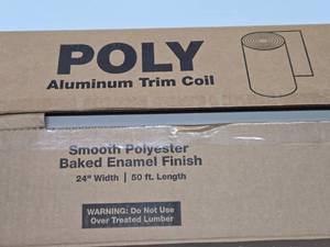 lot 298 image: New in Box POLY Aluminum Trim Coil - 50 Roll