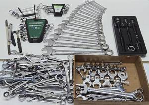 lot 312 image: Excellent LARGE Estate Lot of Wrenches &amp Complete Wrench Sets&nbsp