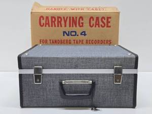 lot 332 image: NOS Vintage Tandberg Tape Recorder Carrying Case