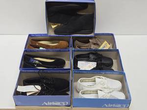 lot 335 image: 7 Brand New Pairs of Ladies AIRSTEP Shoes - Size 6