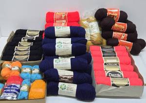 lot 338 image: LARGE Lot of Brand New Yarn&nbsp