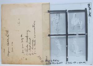 lot 247 image: Larger Original Vintage 1950s Pre-Production Glass Panel - GIL ELVGREN Pinup Girls - #1