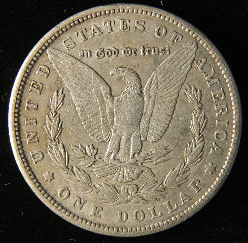 1900 US MORGAN SILVER DOLLAR VF