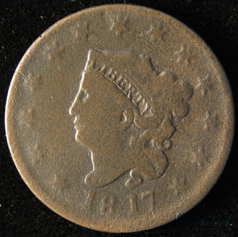 1817 US LARGE CENT VG