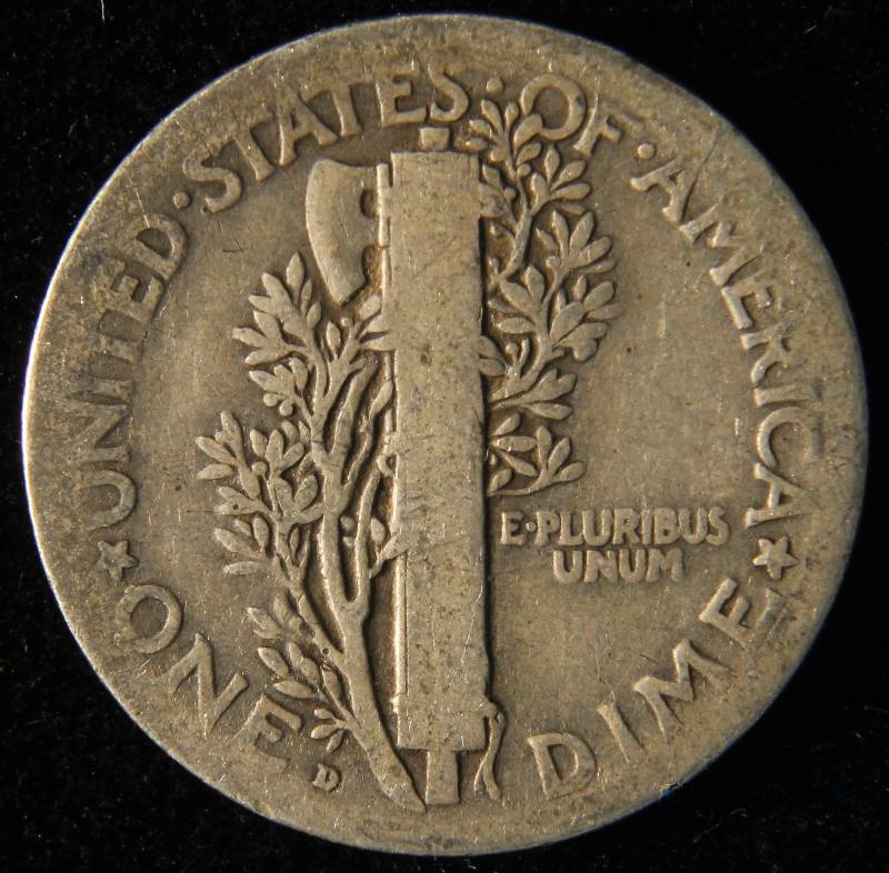 1920 D US MERCURY DIME