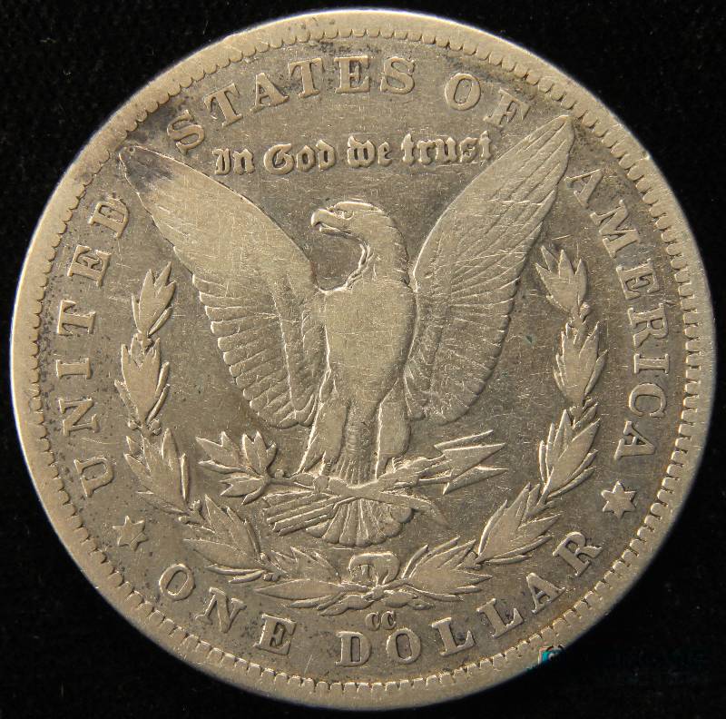 1890 CC CARSON CITY MORGAN SILVER DOLLAR