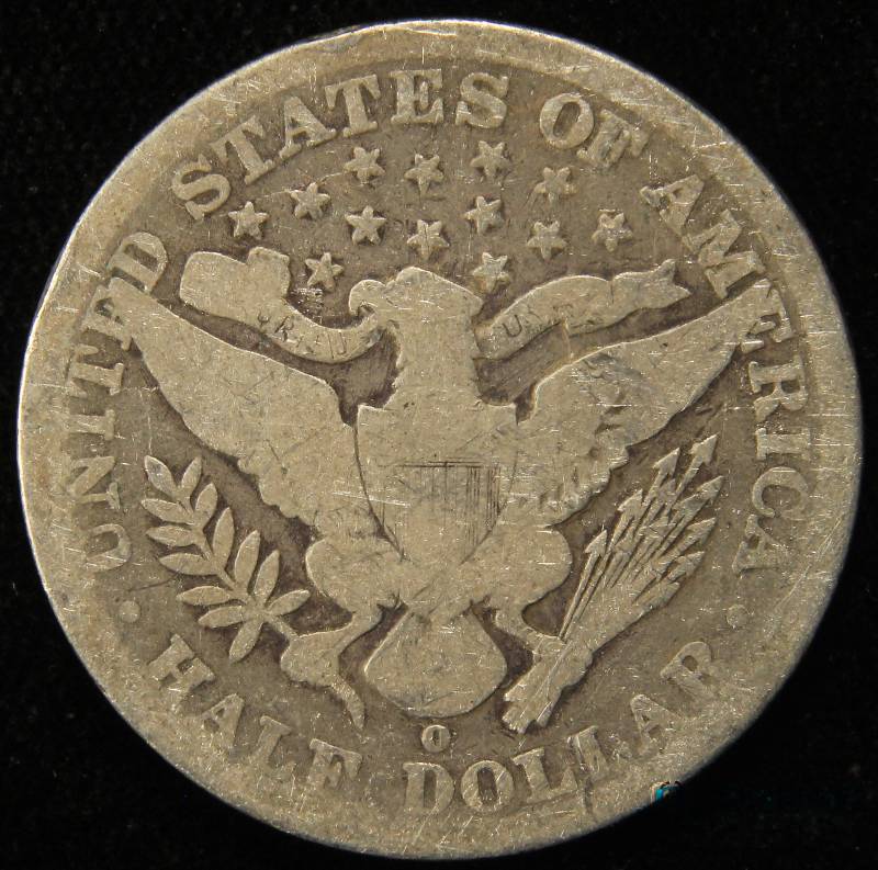 1893 O BARBER HALF DOLLAR