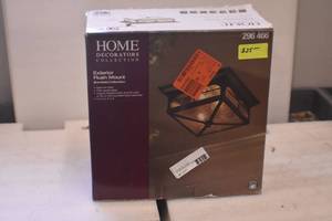 lot 9 image: Flush Mount Exterior Light