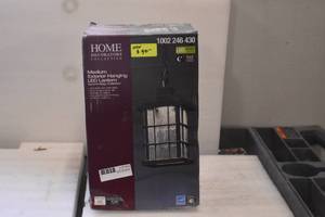 lot 12 image: Medium Exterior Hanging LED Lantern