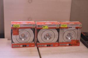 lot 21 image: 6 inch White Recessed LED Trim