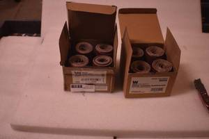 lot 57 image: 2-WEN 65910SP40 40-Grit 10-Inch Pre-Cut Ready-to-Wrap Drum Sander Sandpaper, 4-Pack