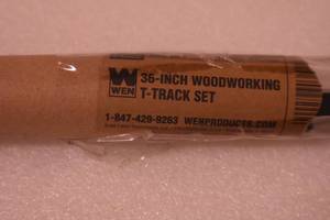 lot 59 image: WEN WAT360 36-Inch Universal T-Track Kit for Woodworking, 2-Pack