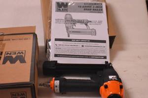 lot 76 image: WEN 61721 18-Gauge 38-Inch to 2-Inch Pneumatic Brad Nailer