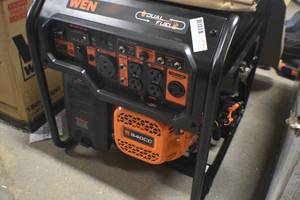 WEN DF8000X 8000-Watt 120V/240V Dual Fuel Portable Generator, Electric Start, 340cc, Transfer-Switch and RV-Ready with CO Shutdown Sensor