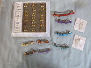 lot 58 image: Rings, Barrettes and Earrings