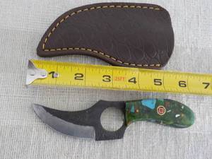 lot 1 image: MHS Cutlery Hand Crafted Damascus S...