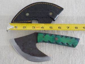 lot 15 image: MHS Cutlery Hand Crafted Damascus S...