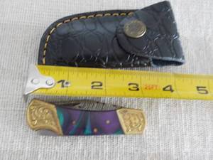 lot 16 image: MHS Cutlery Hand Crafted Damascus S...