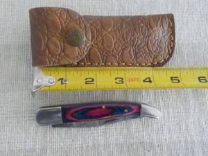 lot 17 image: MHS Cutlery Hand Crafted Damascus S...