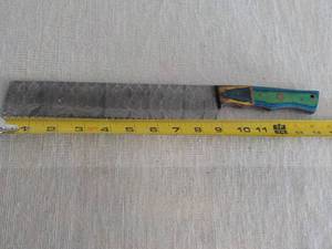 lot 26 image: MHS Cutlery Hand Crafted Damascus S...