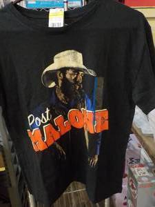 lot 75 image: Post Malone T-shirt size Large...