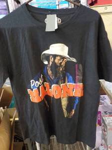 lot 77 image: Post Malone T-shirt size XLarge...