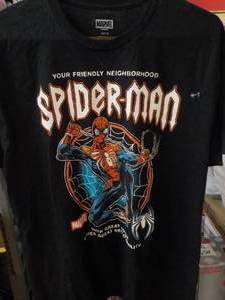 lot 78 image: SpiderMan T-shirt size Large...