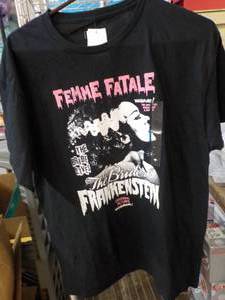 lot 79 image: Bride of Frankenstein T-shirt size ...