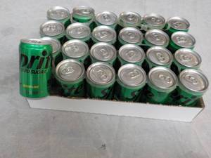 lot 202 image: 24 pack Sprite Zero Sugar Lemon on ...