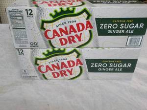 lot 208 image: 2 x 12 packs Canada Dry Caffeine Fr...
