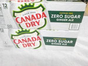 lot 210 image: 2 x 12 packs Canada Dry Caffeine Fr...