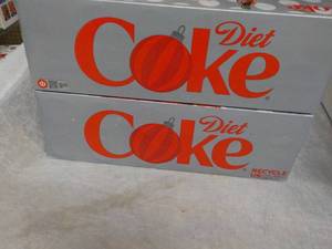 lot 214 image: 2 x 12 packs Diet Coke best date 0...