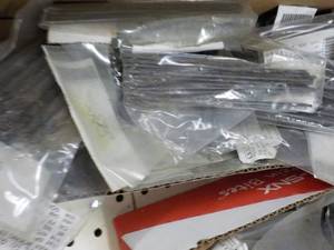 lot 244 image: Box of Drill Bits in Plastic Bags...