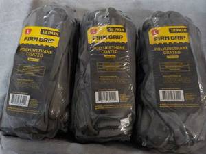 lot 316 image: 36 pair size L Firm Grip Polyuretha...