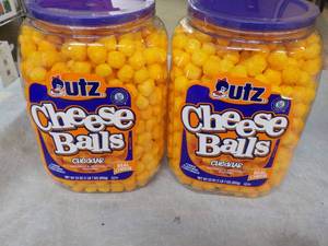 lot 337 image: 2 Jugs 23 oz each UTZ Cheese Chedda...