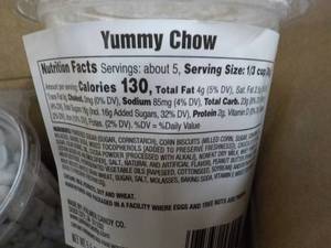 lot 342 image: Case of 12 Tummy Chow 5 oz each...