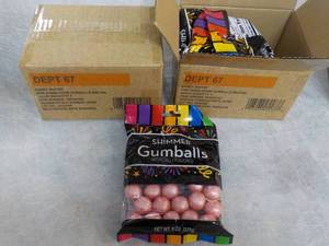 lot 343 image: 8 bags 8 oz Shimmer Bubblegum Flavo...