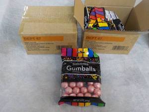 lot 346 image: 8 bags 8 oz Shimmer Bubblegum Flavo...