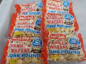 lot 347 image: 6 bags Sweet Tooth 1 lb. Vanilla Wa...