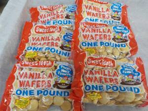 lot 348 image: 6 bags Sweet Tooth 1 lb. Vanilla Wa...