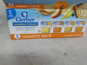 lot 351 image: 8 pack Variety Pack Gerber Breakfas...