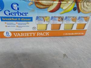 lot 352 image: 8 pack Variety Pack Gerber Breakfas...